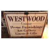 WESTWOOD UNIQUE ADVERTISING SIGN
