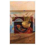 LOT OF ASST OIL STILL LIFE. UN FRAMED