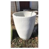 CERAMIC LRG PLANTER POT W/ FOUNTAIN PARTS