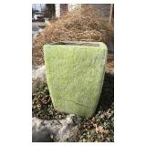 CERAMIC GREEN PLANTER POT