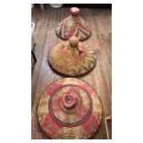 WOVEN MEXICAN STYLE BASKETS