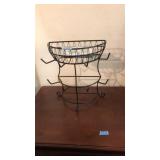 METAL DISPLAY RACK WALL HANGING