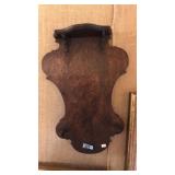 ANTIQUE WOOD CARVED DISPLAY RACK