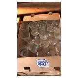 FLAT OF ASST GLASSWARE