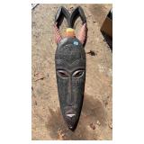 AFRICAN WALL HANGING DECORATIVE MASK
