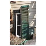 COLLECTION OF VNTG. WOOD SHUTTERS