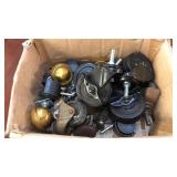 BOX OF ASST CASTERS