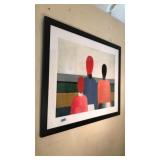 FRAME PRINT '3 FEMALE FIGURES' BY KAZIMIR MALEVICH