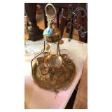 DEMITASSE SET ON SERVING TRAY