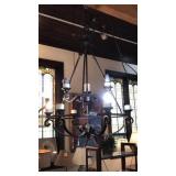 WROUGHT IRON CHANDELIER