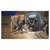 2 BOXES OF FRAME STANDS