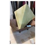 2 DECORATIVE STORAGE PCS - METAL