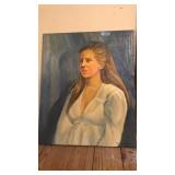 OIL ON CANVAS PORTRAIT BY VINCENT TUTWILER 1979