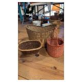 3 DECORATIVE BASKETS