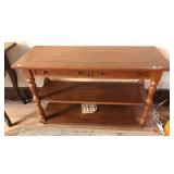 LINDEN STREET WOODEN CONSOLE TABLE