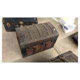 ANTQ. DOME TOP STEAMER TRUNK