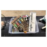 4 SETS OF SPREADERS AND CANDLES