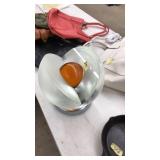 FINE ART GLASS SPHERE SCULPTURE BY J.HONSBERGER