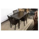 BREAKFAST  TABLE AND 4 CHAIRS