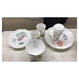 10 PC LENOX BUTTERLY MEADOW CHINA SET