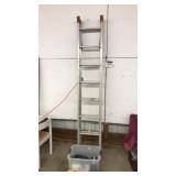 ALLUMINUM EXTENSION LADDER, 14 FT