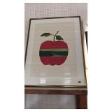 SURREALIST APPLE BY DICELLO NUMBERED PRINT