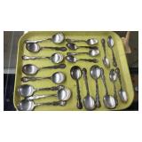 19 PC OF GORHAM STERLING SILVER SPOONS