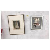 PAIR OF FRAMED PRINTS