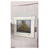 FRAMED WATER COLOR, SIGNED AGNES ROBERTSON