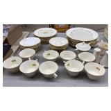 50 PC. LENOX DINING SET WITH STORAGE BAGS