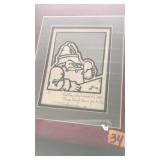 SINGED PRINT BY MICHAEL JONES, NUMBERED