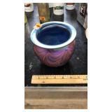 ART GLASS VASE, SIGNED CARLSON