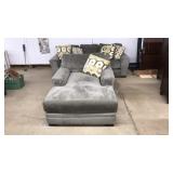 SOFA WITH MATCHING SOFA CHAIR