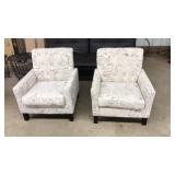 PAIR OF DAMIRA UPHOLSTERED ARM CHAIRS BY ALCOTT