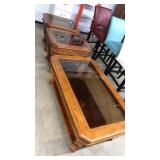 3 PC LIVING ROOM SET: COFFEE TABLE & 2 END TABLES