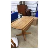 CHOP BLOCK STYLE KITCHN TABLE, DROP LEAF