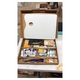 ART KIT WITH ASST. PAINTS AND SUPPLIES