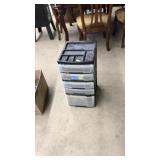 PLASTIC STORAGE CABINET