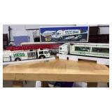 2 HESS TRUCKS IN BOXES: FIRE TRUCK AND RACER