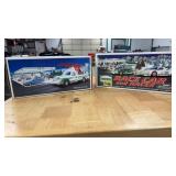 2 HESS TRUCKS: RACECAR/RACER & RESCUE TRUCK