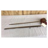 REPRODUCTION BRITTISH SWORD W/SCABORD