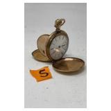 ILLINOIS 10K YG POCKET WATCH ENGRAVED 'NELLIE'