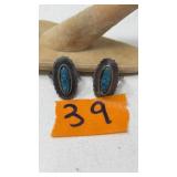 2 STERLING & TURQUOISE RINGS