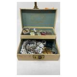 JEWELRY BOX & CONTENTS