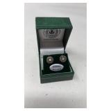 STERLING SILVER EARRINGS W/ PINK TOURALINE STONE