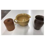 2 PC SIGNED POTTERY