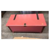 STRAP HINGE CEDAR CHEST PAINTED