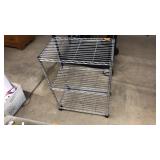 32' CHROME SHELF ON WHEELS