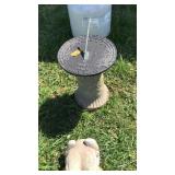 CONCRETE SUN DIAL