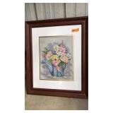 FRAMED NEEDLE POINT